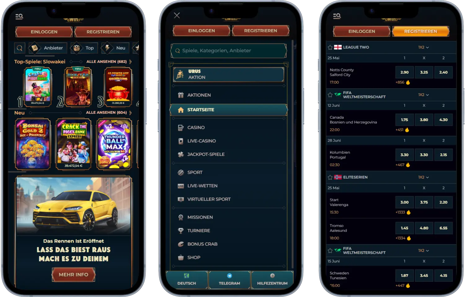 MonsterWin Casino Mobile Plattform